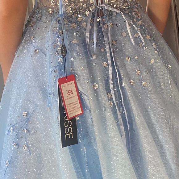 Clarisse Blue Prom Dress - Picture 5 of 5